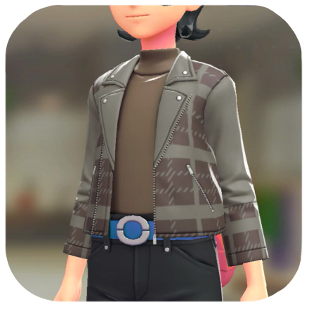 Pokemon Z-A - Biker Jacket Set BRAVELY Brown | Dark Brown M