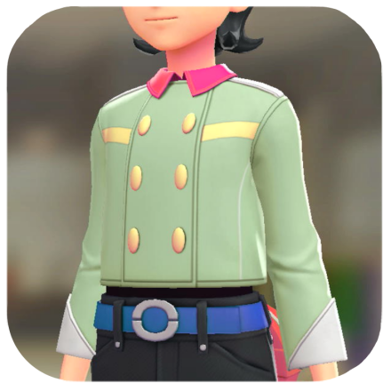 Pokemon Z-A - Dark-Type Peacoat Overturning Green M