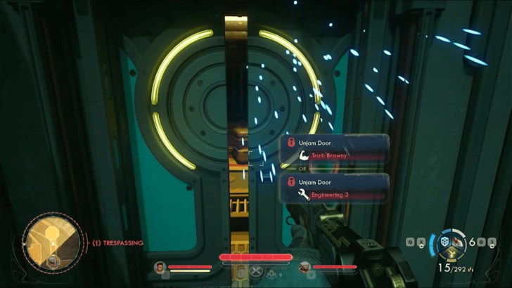 Door with Skill Trait Check