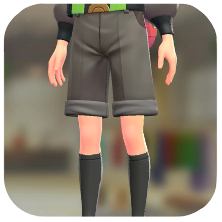 Pokemon ZA - Chino Shorts Set Greige | Antique Black