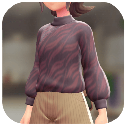 Pokemon Z-A - Fuzzy Sweater Purple / Pink F