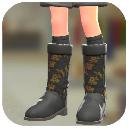 Pokemon Legends Z-A Male Patterned Long Boots Icon