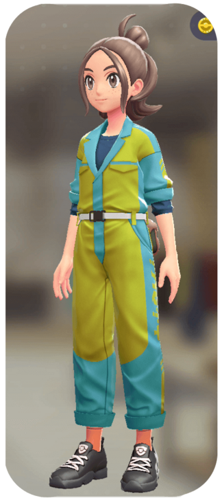 Pokemon Z-A - Jumpsuit and Shirt Set Blue / Yellow | Blue F