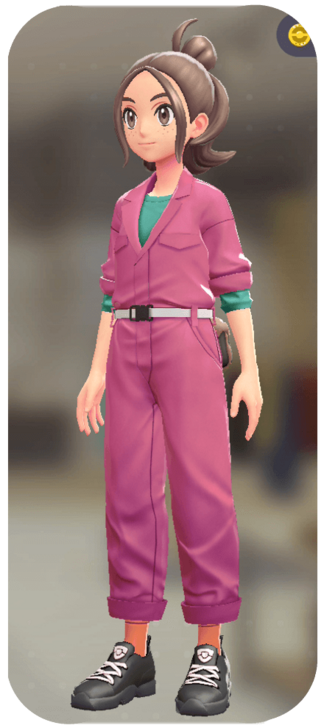 Pokemon Z-A - Jumpsuit and Shirt Set Taffy Pink | Green F