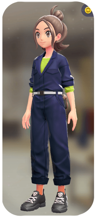 Pokemon Z-A - Jumpsuit and Shirt Set Navy | Lime Yellow F