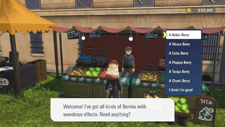 Pokemon ZA - Berry Stall 3