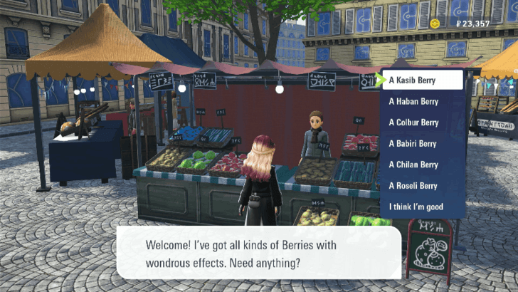 Pokemon ZA - Berry Stall 9