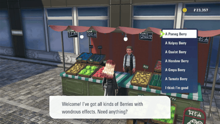 Pokemon ZA - Berry Stall 2