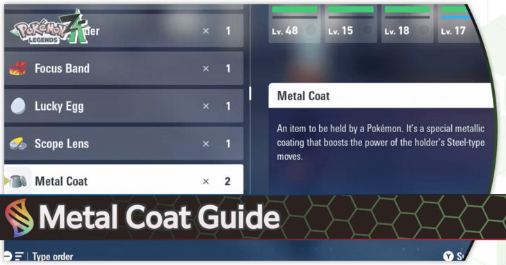 Pokemon Legends Z-A - How to Get Metal Coat and Pokemon it Evolves