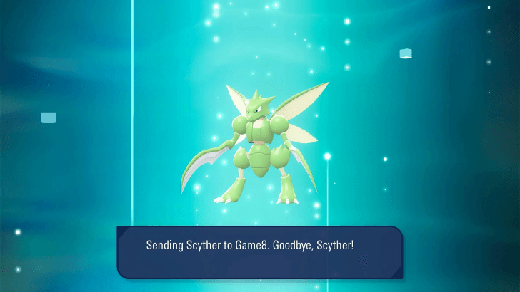 Trading Scyther with Metal Coat