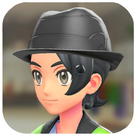 Pokemon Legends Z-A Male Leather Trilby Icon