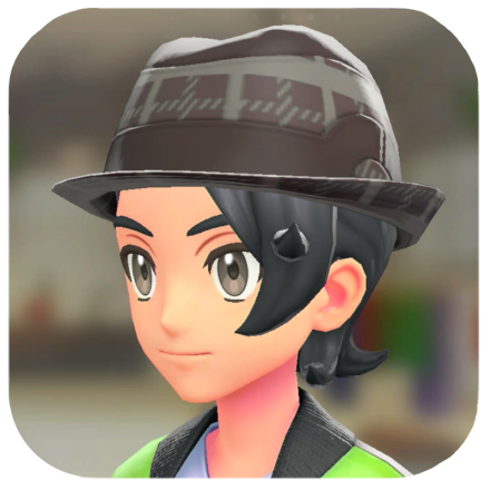 Pokemon Legends Z-A Male Plaid Trilby Icon