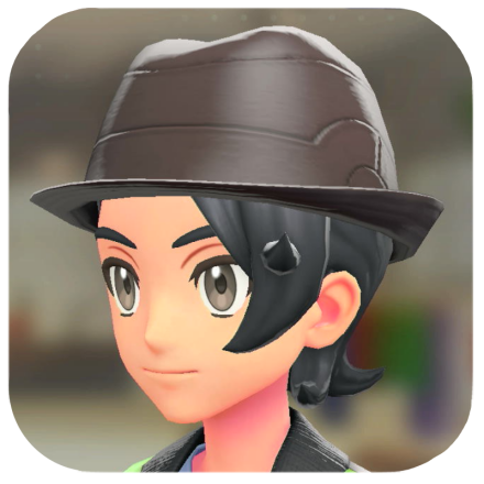 Pokemon Legends Z-A Male Leather Trilby Icon