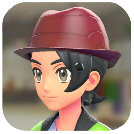 Pokemon Legends Z-A Male Leather Trilby Icon
