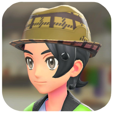Pokemon Legends Z-A Male Plaid Trilby Icon