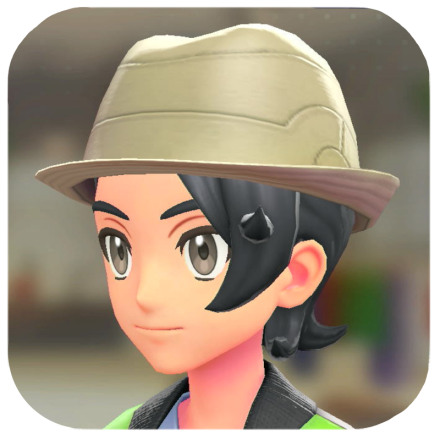 Pokemon Legends Z-A Male Leather Trilby Icon