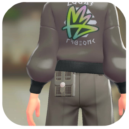 Pokemon Legends Z-A Male Plaid Square Satchel Icon