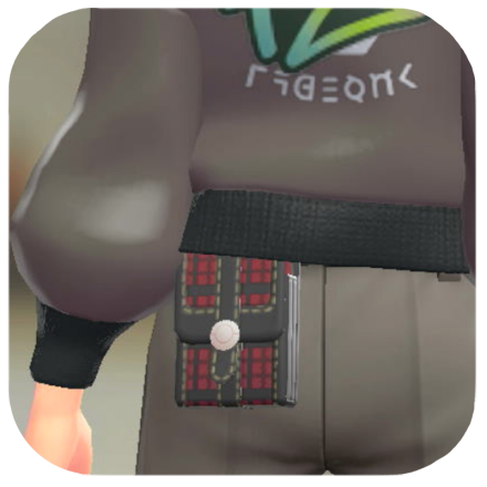 Pokemon Legends Z-A Male Plaid Square Satchel Icon