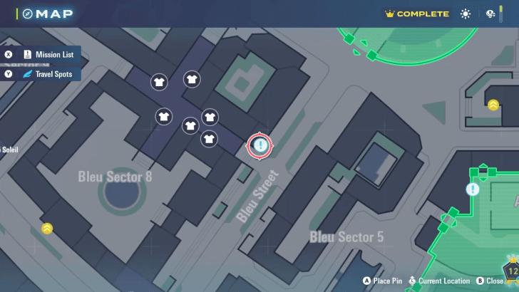 Side Mission 101 Map Location