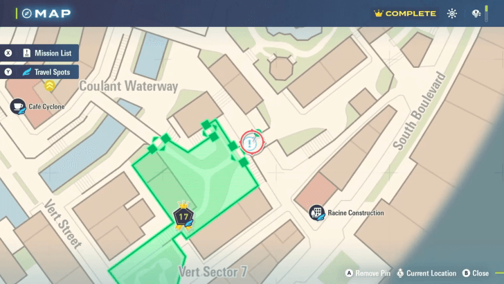 Side Mission 114 Map Location