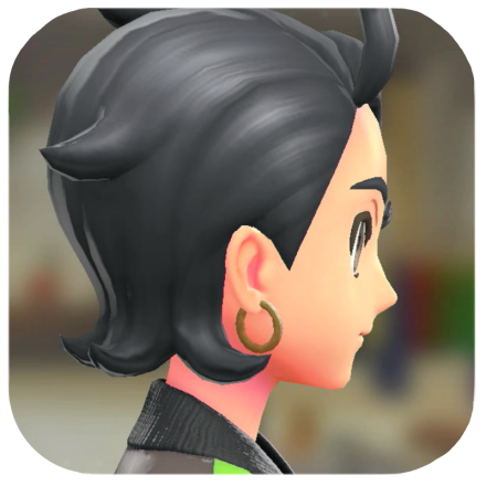 Pokemon Legends Z-A Male Hoop Earrings Icon