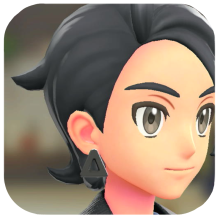 Pokemon Legends Z-A Male Triangle Earrings Icon
