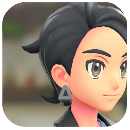 Pokemon Legends Z-A Male Triangle Earrings Icon