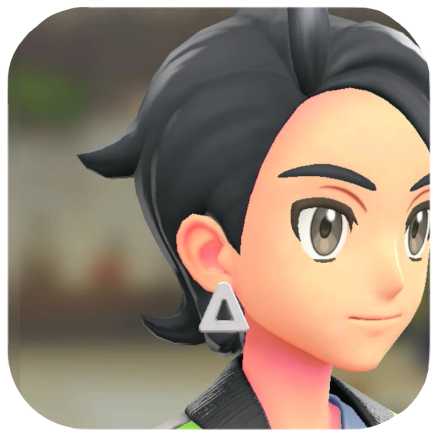 Pokemon Legends Z-A Male Triangle Earrings Icon