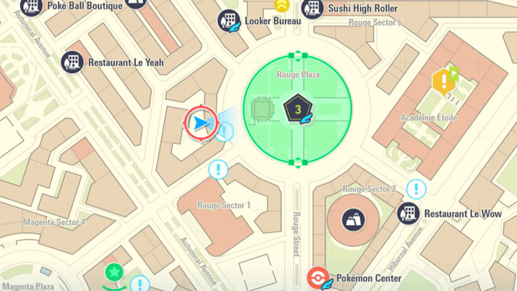 Pokemon ZA - Berry Stall 6 Map