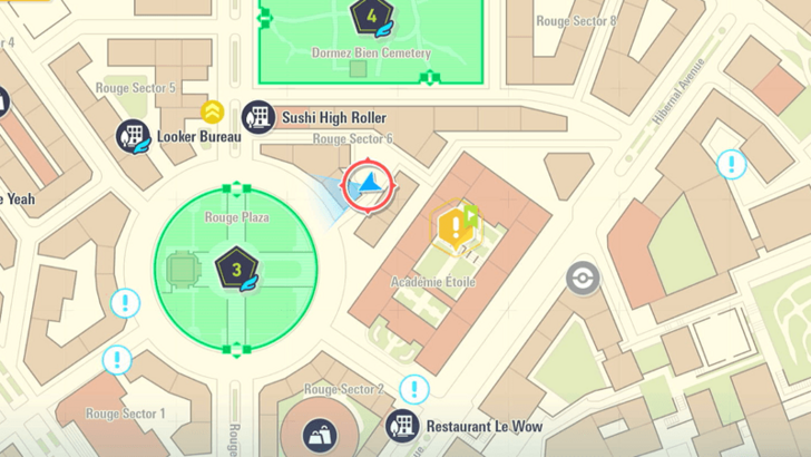 Pokemon ZA - Berry Stall 8 Map