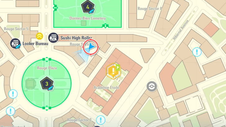 Pokemon ZA - Berry Stall 9 Map