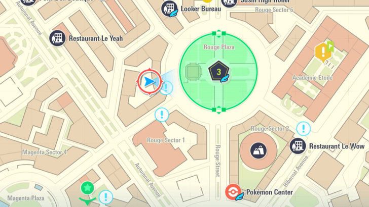 Pokemon ZA - Berry Stall 7 Map