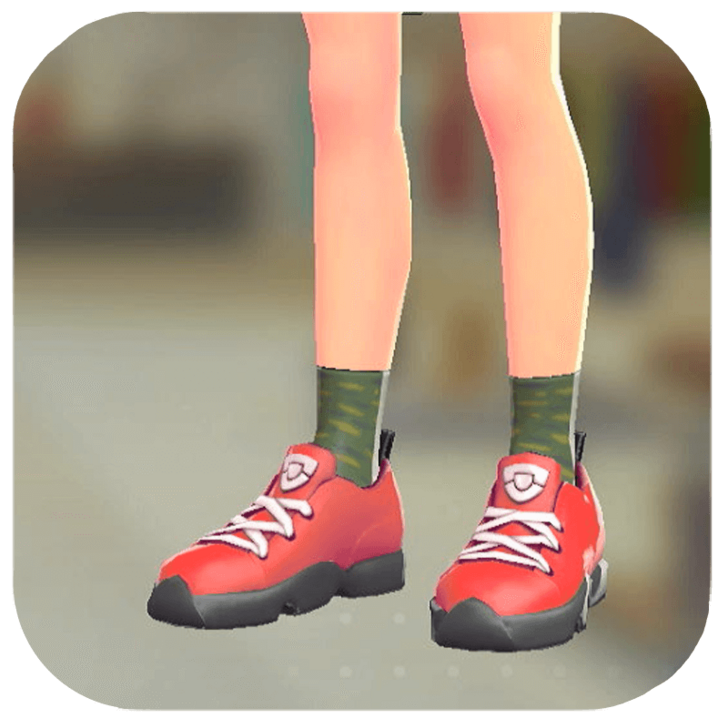 Pokemon Legends Z-A Male Simple Quarter Socks Icon