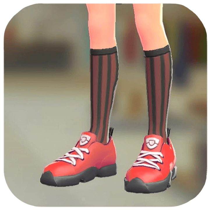 Pokemon Legends Z-A Male Striped Knee-High Socks Icon