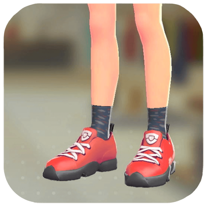 Pokemon Legends Z-A Male Simple Quarter Socks Icon