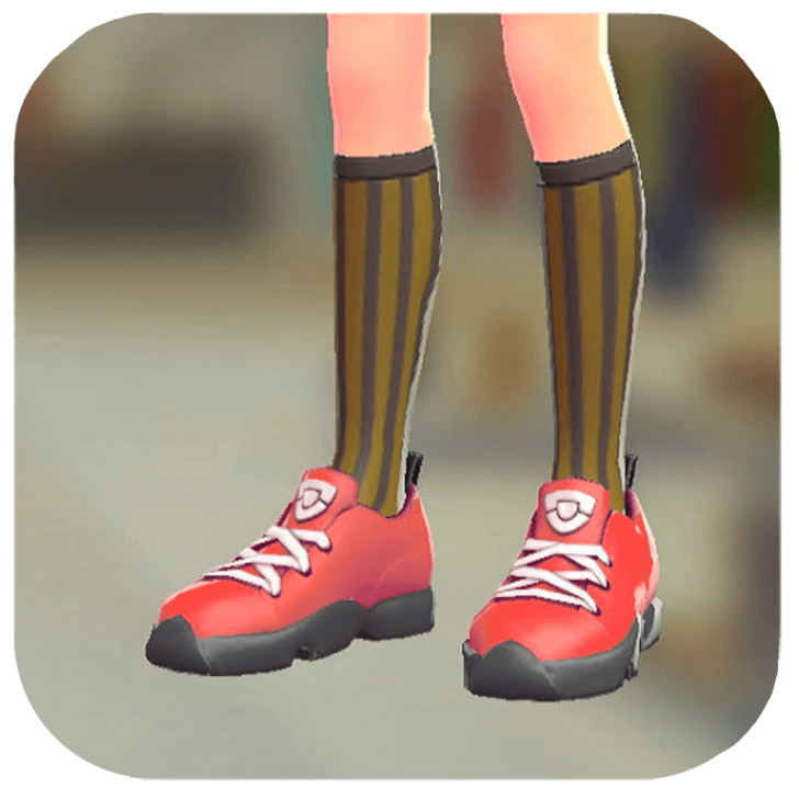 Pokemon Legends Z-A Male Striped Knee-High Socks Icon