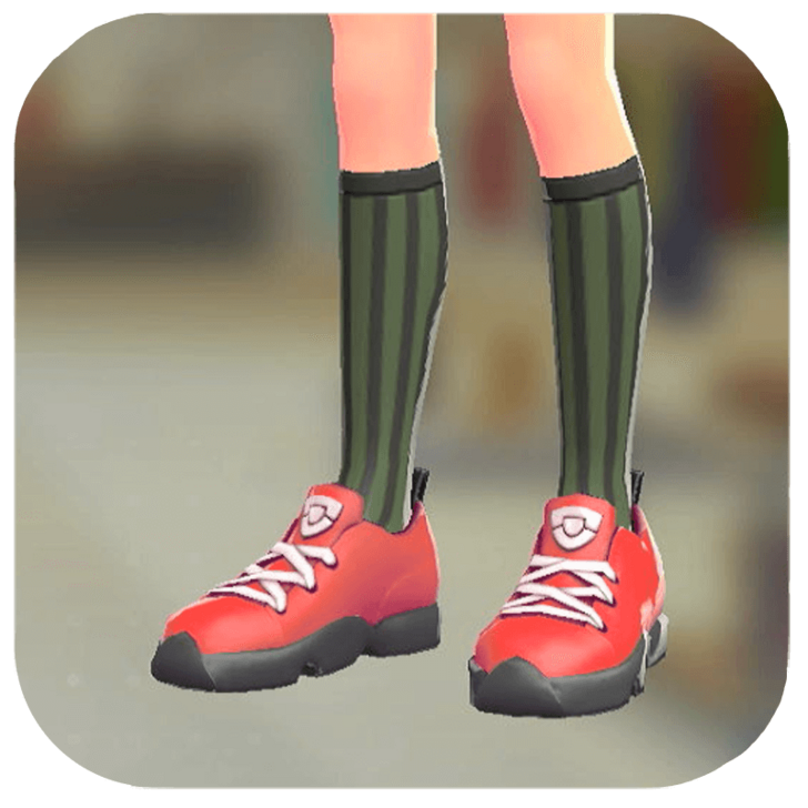 Pokemon Legends Z-A Male Striped Knee-High Socks Icon