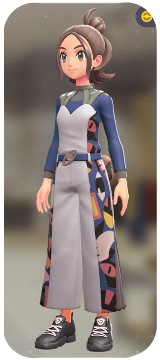 Pokemon Z-A - Overalls and Shirt Set Mystic White | Blue F