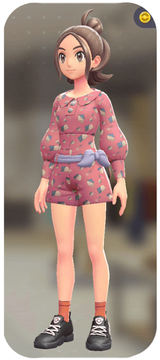 Pokemon Z-A - Belted Romper Set Sweet Pink | Pale Purple F