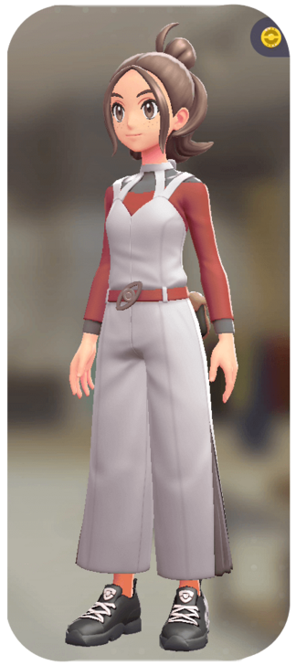 Pokemon Z-A - Overalls and Shirt Set White | Red F