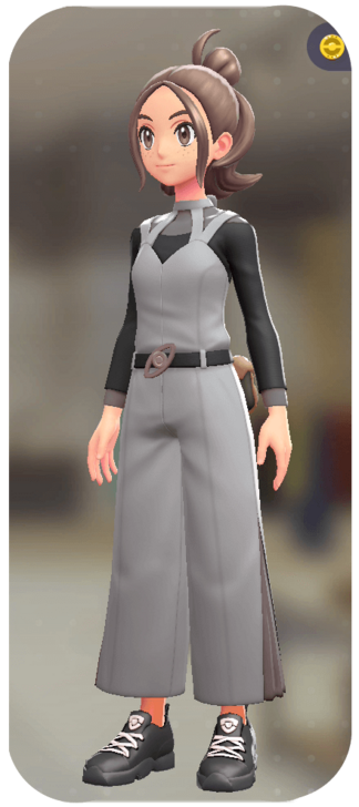 Pokemon Z-A - Overalls and Shirt Set Beige | White F