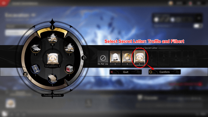 Tutorial Covert Commissions Secret Letter