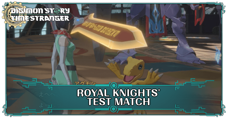 Digimon Story Time Stranger - Royal Knights Test Match
