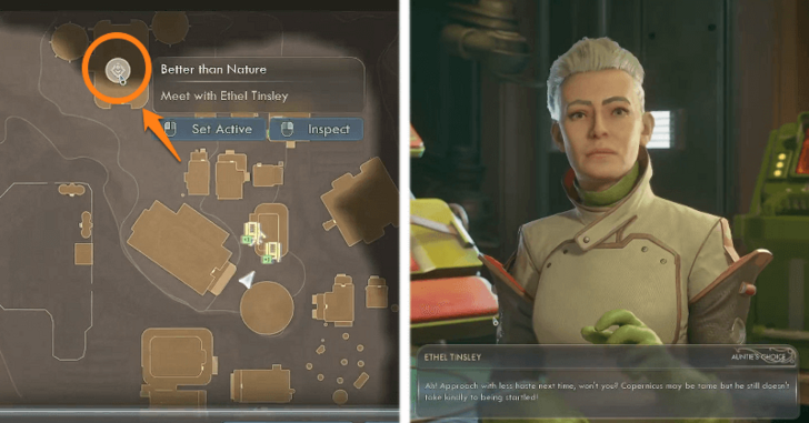 Ethel Tinsley Map Location