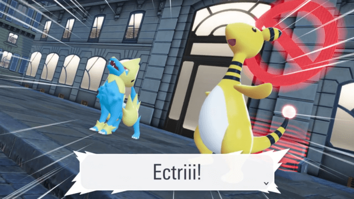 Defeat the Manectric and Ampharos