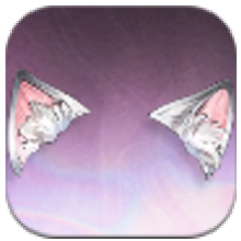 Kitty Headpiece: Leaden Grey