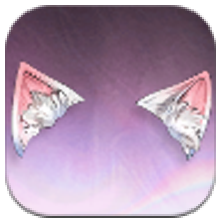 Kitty Headpiece: White Sakura