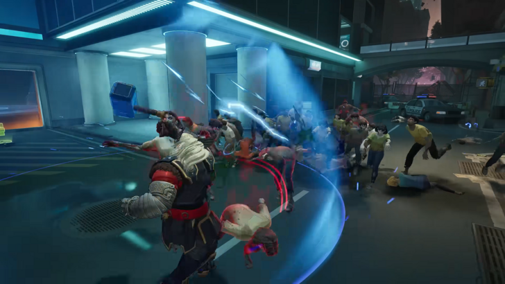 Marvel Rivals Thor attacking zombies