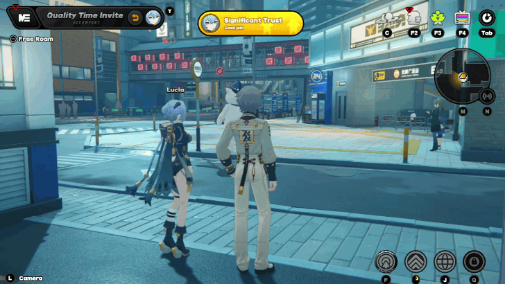 Agents of Justice! Move Out! Trust Increase