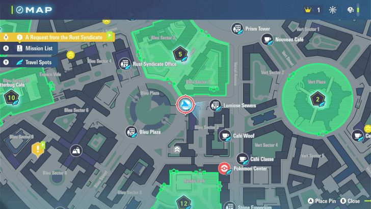 Investigating with Shuppet Map Location